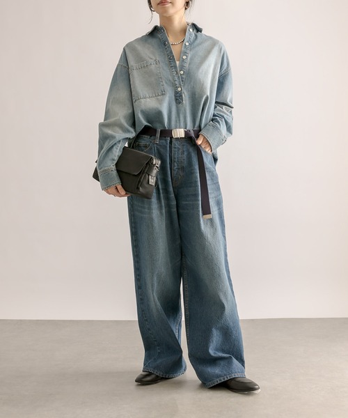 RIVE DROITE（リヴドロワ）の「MONN.:.(モン)/ガチャベルト（ベルト・レディース・ネイビー/アイボリー・FREE）」の4枚目の写真