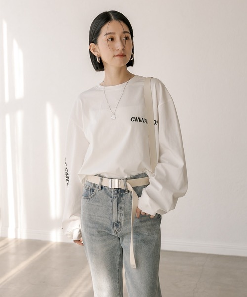 RIVE DROITE（リヴドロワ）の「MONN.:.(モン)/ガチャベルト（ベルト・レディース・ネイビー/アイボリー・FREE）」の6枚目の写真