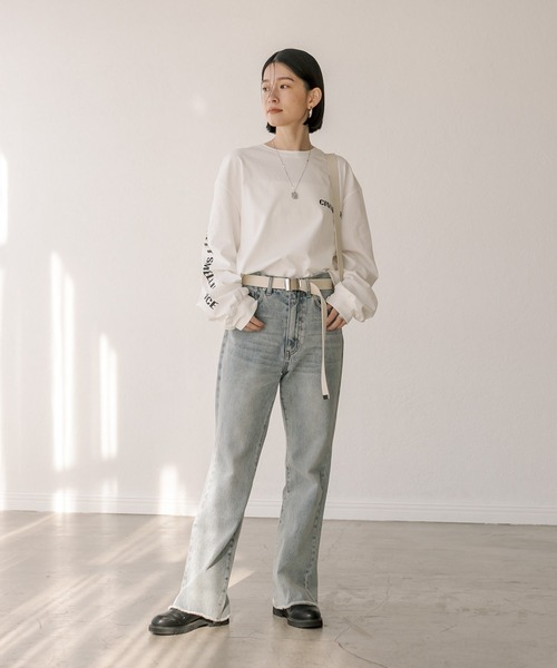 RIVE DROITE（リヴドロワ）の「MONN.:.(モン)/ガチャベルト（ベルト・レディース・ネイビー/アイボリー・FREE）」の7枚目の写真