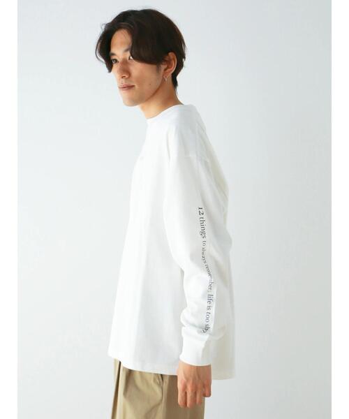 CRAFT STANDARD BOUTIQUE(クラフトスタンダードブティック)の「12things TEE(Tシャツ/カットソー・メンズ・オフホワイト/ブラック/ライトグリーン・XL/L/M)」の5枚目の写真