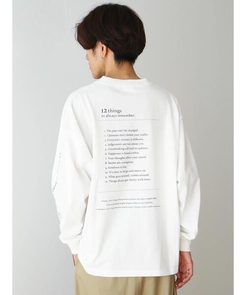 CRAFT STANDARD BOUTIQUE(クラフトスタンダードブティック)の「12things TEE(Tシャツ/カットソー・メンズ・オフホワイト/ブラック/ライトグリーン・XL/L/M)」の6枚目の写真