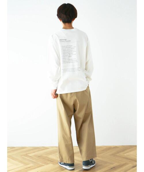 CRAFT STANDARD BOUTIQUE(クラフトスタンダードブティック)の「12things TEE(Tシャツ/カットソー・メンズ・オフホワイト/ブラック/ライトグリーン・XL/L/M)」の10枚目の写真
