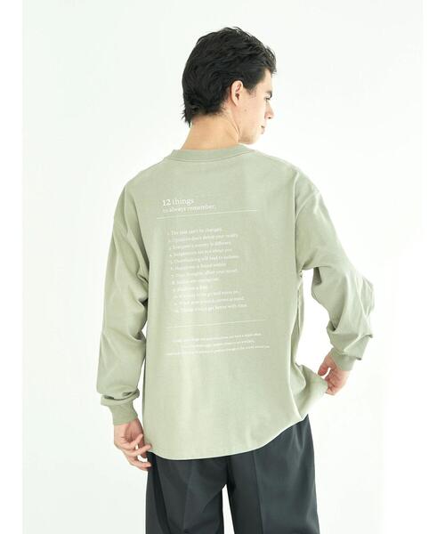 CRAFT STANDARD BOUTIQUE(クラフトスタンダードブティック)の「12things TEE(Tシャツ/カットソー・メンズ・オフホワイト/ブラック/ライトグリーン・XL/L/M)」の13枚目の写真