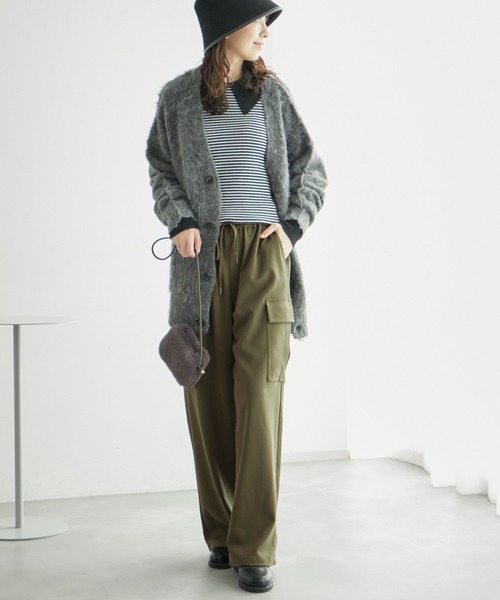 ROPE' PICNIC（ロペピクニック）の「カーゴパンツ（カーゴパンツ・レディース・ブラック/ベージュ/カーキ・36/38）」の5枚目の写真