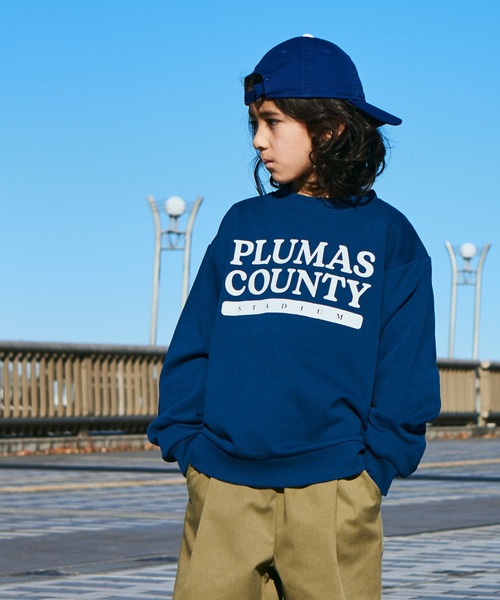 PAIRMANON STREET（ペアマノンストリート）の「【PAIRMANON STREET】裏毛 プリント スウェット 長袖 トレーナー（スウェット・キッズ・ブラック/ホワイト/オレンジ/グレー/ネイビー/グレー系その他・130/140/150/90/100/110/120）」の6枚目の写真