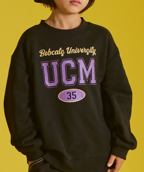 PAIRMANON STREET（ペアマノンストリート）の「【PAIRMANON STREET】裏毛 プリント スウェット 長袖 トレーナー（スウェット・キッズ・ブラック/ホワイト/オレンジ/グレー/ネイビー/グレー系その他・130/140/150/90/100/110/120）」の8枚目の写真