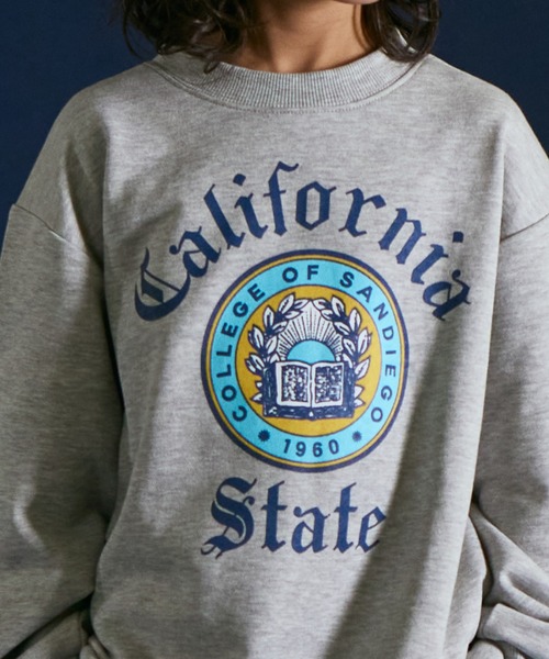 PAIRMANON STREET（ペアマノンストリート）の「【PAIRMANON STREET】裏毛 プリント スウェット 長袖 トレーナー（スウェット・キッズ・ブラック/ホワイト/オレンジ/グレー/ネイビー/グレー系その他・130/140/150/90/100/110/120）」の12枚目の写真