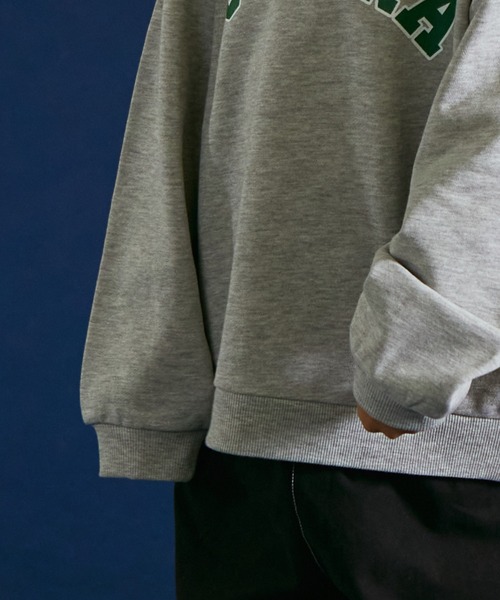 PAIRMANON STREET（ペアマノンストリート）の「【PAIRMANON STREET】裏毛 プリント スウェット 長袖 トレーナー（スウェット・キッズ・ブラック/ホワイト/オレンジ/グレー/ネイビー/グレー系その他・130/140/150/90/100/110/120）」の17枚目の写真
