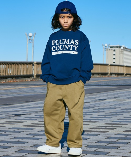 PAIRMANON STREET（ペアマノンストリート）の「【PAIRMANON STREET】裏毛 プリント スウェット 長袖 トレーナー（スウェット・キッズ・ブラック/ホワイト/オレンジ/グレー/ネイビー/グレー系その他・130/140/150/90/100/110/120）」の7枚目の写真