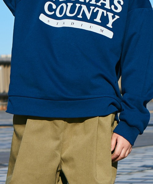 PAIRMANON STREET（ペアマノンストリート）の「【PAIRMANON STREET】裏毛 プリント スウェット 長袖 トレーナー（スウェット・キッズ・ブラック/ホワイト/オレンジ/グレー/ネイビー/グレー系その他・130/140/150/90/100/110/120）」の20枚目の写真