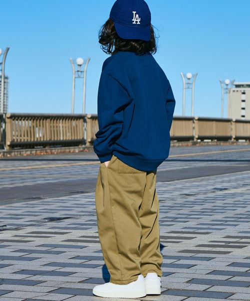 PAIRMANON STREET（ペアマノンストリート）の「【PAIRMANON STREET】裏毛 プリント スウェット 長袖 トレーナー（スウェット・キッズ・ブラック/ホワイト/オレンジ/グレー/ネイビー/グレー系その他・130/140/150/90/100/110/120）」の21枚目の写真