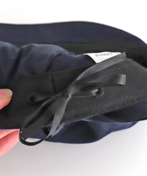 apres les cours(アプレレクール)の「後ろリボンキャスケット(キャスケット・キッズ・ネイビー/アイボリー・50/54/58)」の8枚目の写真