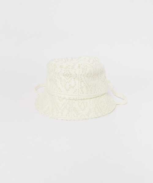 SENSE OF PLACE by URBAN RESEARCH（センスオブプレイスバイアーバンリサーチ）の「ジャガードハット（ハット・レディース・オフホワイト/ブラック・ONE）」の17枚目の写真