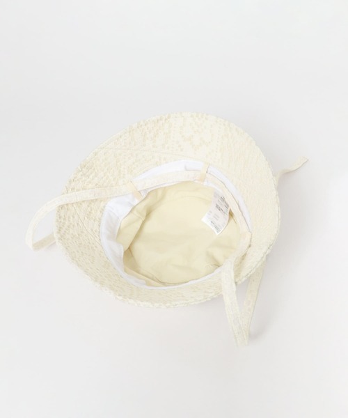 SENSE OF PLACE by URBAN RESEARCH（センスオブプレイスバイアーバンリサーチ）の「ジャガードハット（ハット・レディース・オフホワイト/ブラック・ONE）」の10枚目の写真