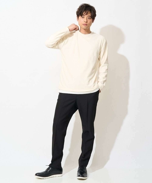 a.v.v（アーヴェヴェ）の「スマートリラックスパンツ（その他パンツ・メンズ・ベージュ/ブラック/グレー・44/48/50/46）」の4枚目の写真