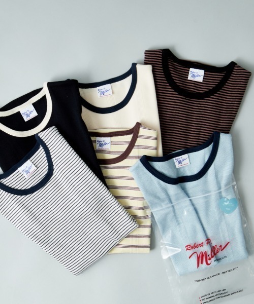 MILLER（ミラー）の「【VERY 9月号掲載】[MILLER/ミラー] 別注 配色 パネルリブタンクトップ（タンクトップ・レディース・ブルー/アイボリー/ブラック/ブラウン/ネイビー/イエロー・F）」の16枚目の写真