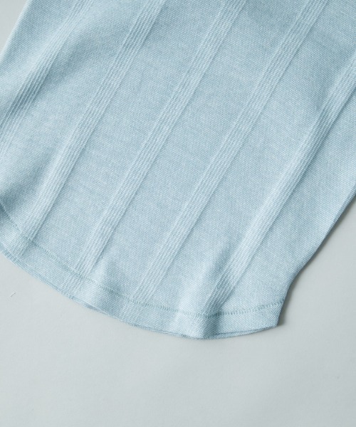 MILLER（ミラー）の「【VERY 9月号掲載】[MILLER/ミラー] 別注 配色 パネルリブタンクトップ（タンクトップ・レディース・ブルー/アイボリー/ブラック/ブラウン/ネイビー/イエロー・F）」の9枚目の写真