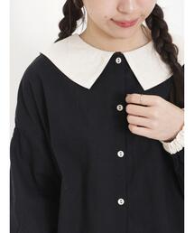 Samansa Mos2 | 配色前後2WAYブラウス(シャツ/ブラウス)