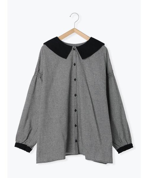 Samansa Mos2（サマンサ モスモス）の「配色前後2WAYブラウス（シャツ/ブラウス・レディース・チャコールグレー/ブラック/ベージュ・F）」の13枚目の写真