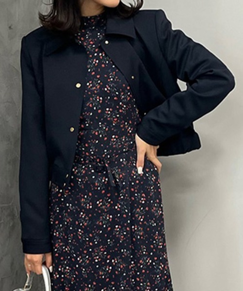 EIMY ISTOIRE(エイミーイストワール)の「Corrie flower カッティングワンピース(ワンピース・レディース・ホワイト/ネイビー・S/M)」の20枚目の写真