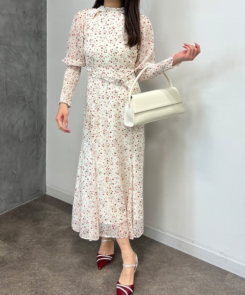 EIMY ISTOIRE(エイミーイストワール)の「Corrie flower カッティングワンピース(ワンピース・レディース・ホワイト/ネイビー・S/M)」の17枚目の写真