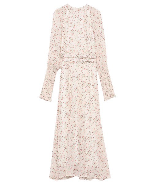 EIMY ISTOIRE(エイミーイストワール)の「Corrie flower カッティングワンピース(ワンピース・レディース・ホワイト/ネイビー・S/M)」の9枚目の写真