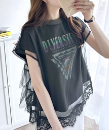 tシャツ 「ZOZO限定」エンブロティアードカットソー レディース &. NOSTALGIA tシャツ 「ZOZO限定」エンブロティアード