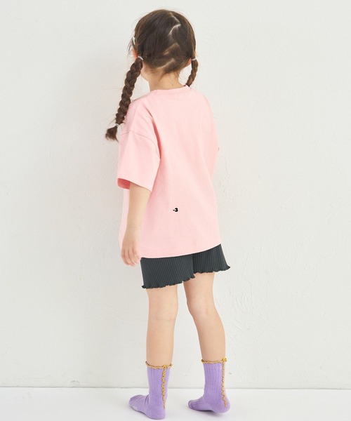 pairmanon（ペアマノン）の「【リブコットン100】ガールズ 1分丈リブレギンス（レギンス/スパッツ・キッズ・モカ/アイボリー/ブラック/ライトベージュ/グレイッシュベージュ/ベージュ/ブラウン・110/120/150/90/100/130/140）」の13枚目の写真