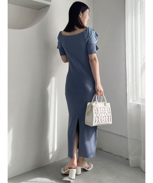 MERCURYDUO(マーキュリーデュオ)の「モチーフ柄カットワークショルダーBAG(ショルダーバッグ・レディース・オフホワイト/ベージュ/ゴールド・FREE)」の6枚目の写真