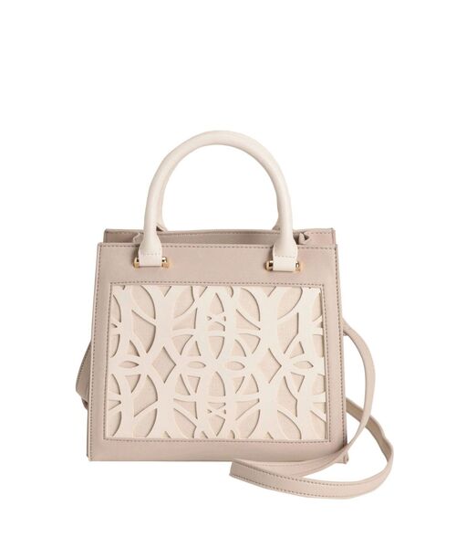 MERCURYDUO(マーキュリーデュオ)の「モチーフ柄カットワークショルダーBAG(ショルダーバッグ・レディース・オフホワイト/ベージュ/ゴールド・FREE)」の15枚目の写真