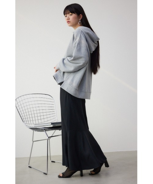 AZUL by moussy（アズールバイマウジー）の「スレンダーマーメイドスカート（スカート・レディース・ブラック系その他/ブラック/ホワイト系その他・SMALL/MEDIUM）」の16枚目の写真