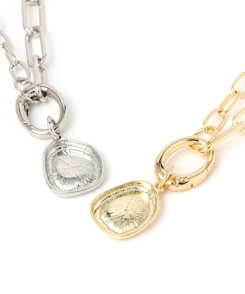 BAYFLOW（ベイフロー）の「ビックチェーンネックレス（ネックレス・レディース・シルバー/ゴールド・FREE）」の4枚目の写真