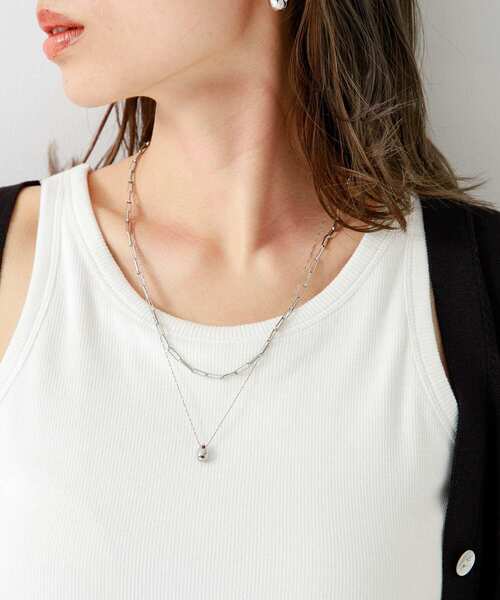 URBAN RESEARCH Sonny Label（アーバンリサーチサニーレーベル）の「ロング2連チェーンネックレス（ネックレス・レディース・ゴールド/シルバー・ONE）」の3枚目の写真