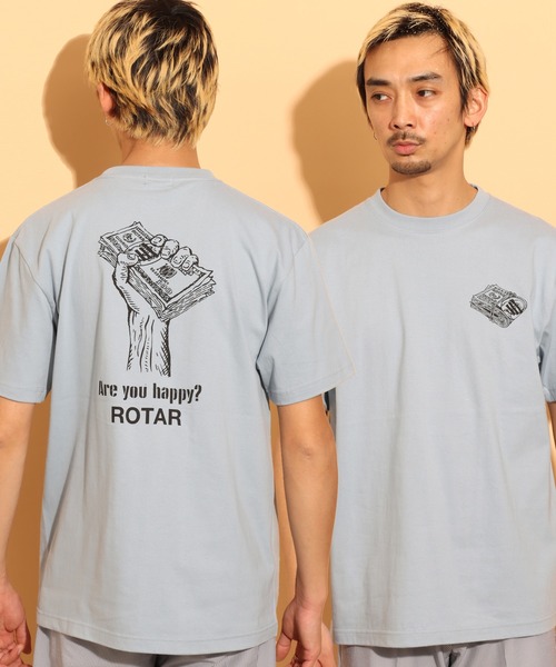 ROTAR(ローター)の「Grab IT Tee(Tシャツ/カットソー・メンズ・ホワイト/スミクロ/ブルー系その他・SMALL/MEDIUM/LARGE/X-LARGE)」の4枚目の写真