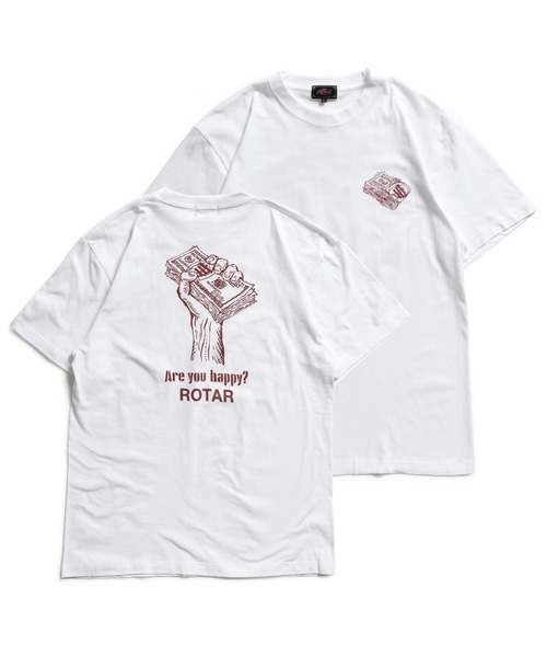 ROTAR(ローター)の「Grab IT Tee(Tシャツ/カットソー・メンズ・ホワイト/スミクロ/ブルー系その他・SMALL/MEDIUM/LARGE/X-LARGE)」の6枚目の写真