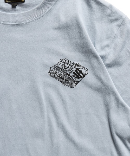ROTAR(ローター)の「Grab IT Tee(Tシャツ/カットソー・メンズ・ホワイト/スミクロ/ブルー系その他・SMALL/MEDIUM/LARGE/X-LARGE)」の7枚目の写真