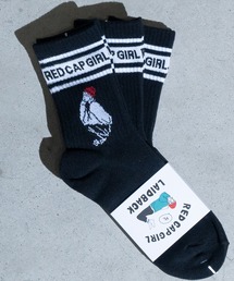 Red Cap Girl | 【a-r】〔Red Cap Girl/レッドキャップガール〕イラストジャガードソックス〔3点セット〕(ソックス/靴下)