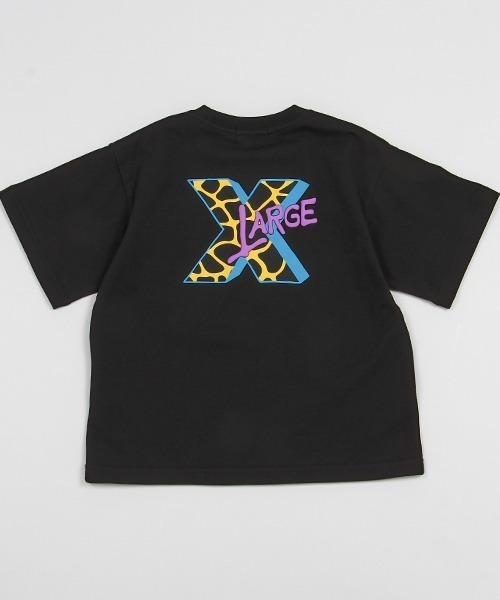 XLARGE KIDS（エクストララージキッズ）の「バッグ大文字Xプリント半袖Tシャツ（Tシャツ/カットソー・キッズ・ホワイト/ブラック/トップグレー・90cm/100cm/120cm/130cm/140cm/110cm/80ｃｍ）」の4枚目の写真