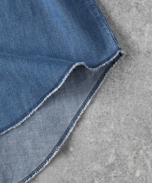 Right-on（ライトオン）の「【Wrangler】127MW ウエスタンデニムシャツ（シャツ/ブラウス・メンズ・ダークインディゴブルー・M/L/XL）」の8枚目の写真