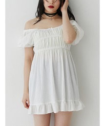 jouetie | ボリュームスリーブミニワンピース(ワンピース)