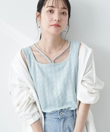 earth music&ecology | 前後2wayタンクトップ(インナーウェア/肌着)