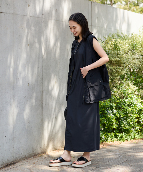 ARMY TWILL（アーミーツイル）の「【ARMY TWILL/アーミーツイル】Nylon OX VEST AM-2414006（その他アウター・レディース・ブラック/ホワイト・FREE）」の9枚目の写真