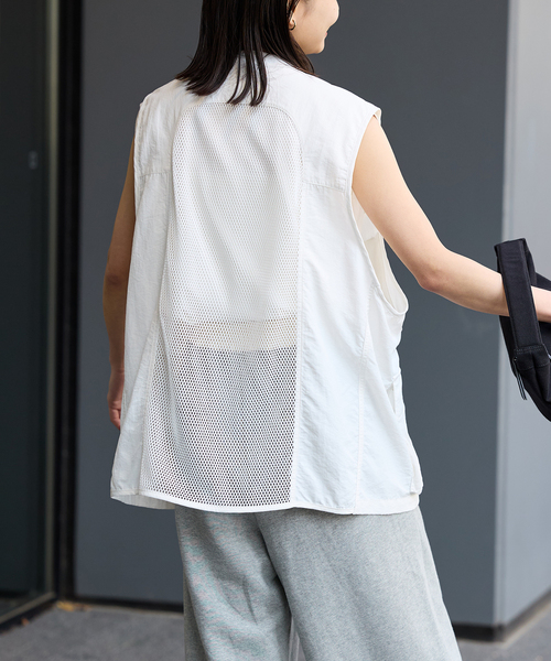 ARMY TWILL（アーミーツイル）の「【ARMY TWILL/アーミーツイル】Nylon OX VEST AM-2414006（その他アウター・レディース・ブラック/ホワイト・FREE）」の12枚目の写真