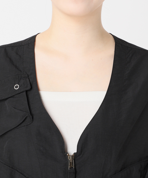 ARMY TWILL（アーミーツイル）の「【ARMY TWILL/アーミーツイル】Nylon OX VEST AM-2414006（その他アウター・レディース・ブラック/ホワイト・FREE）」の18枚目の写真