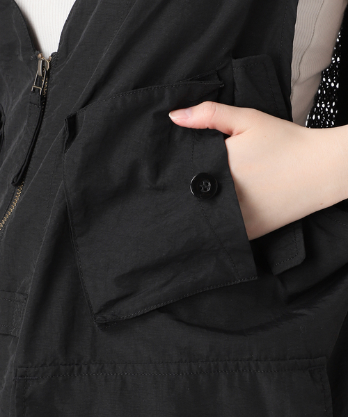 ARMY TWILL（アーミーツイル）の「【ARMY TWILL/アーミーツイル】Nylon OX VEST AM-2414006（その他アウター・レディース・ブラック/ホワイト・FREE）」の22枚目の写真