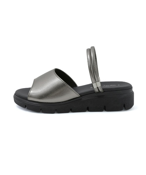 Fashion Letter(ファッションレター)の「日本製トラックソールサンダル レディース 24SS(サンダル・レディース・シルバー系その他/ブラック・S/M/L/LL)」の15枚目の写真