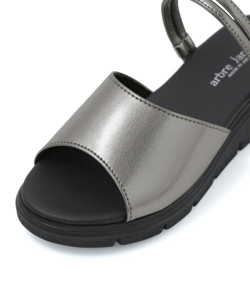 Fashion Letter(ファッションレター)の「日本製トラックソールサンダル レディース 24SS(サンダル・レディース・シルバー系その他/ブラック・S/M/L/LL)」の13枚目の写真