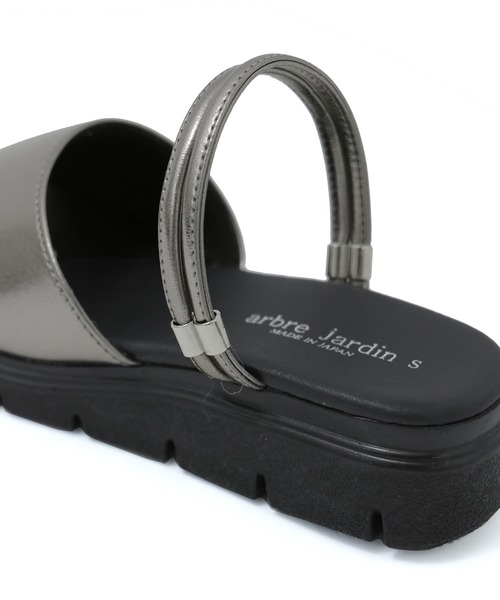 Fashion Letter(ファッションレター)の「日本製トラックソールサンダル レディース 24SS(サンダル・レディース・シルバー系その他/ブラック・S/M/L/LL)」の12枚目の写真