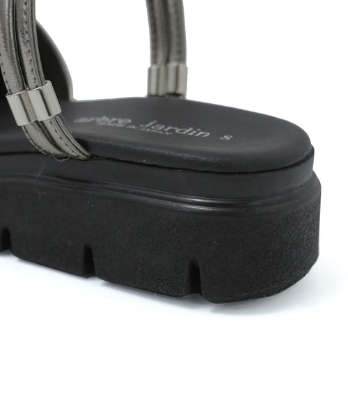 Fashion Letter(ファッションレター)の「日本製トラックソールサンダル レディース 24SS(サンダル・レディース・シルバー系その他/ブラック・S/M/L/LL)」の11枚目の写真