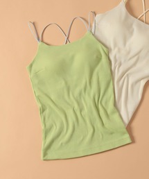 LAKOLE | 【吸水速乾】リブクロスブラトップ＜RELAXING WEAR＞ / 118988(キャミソール)